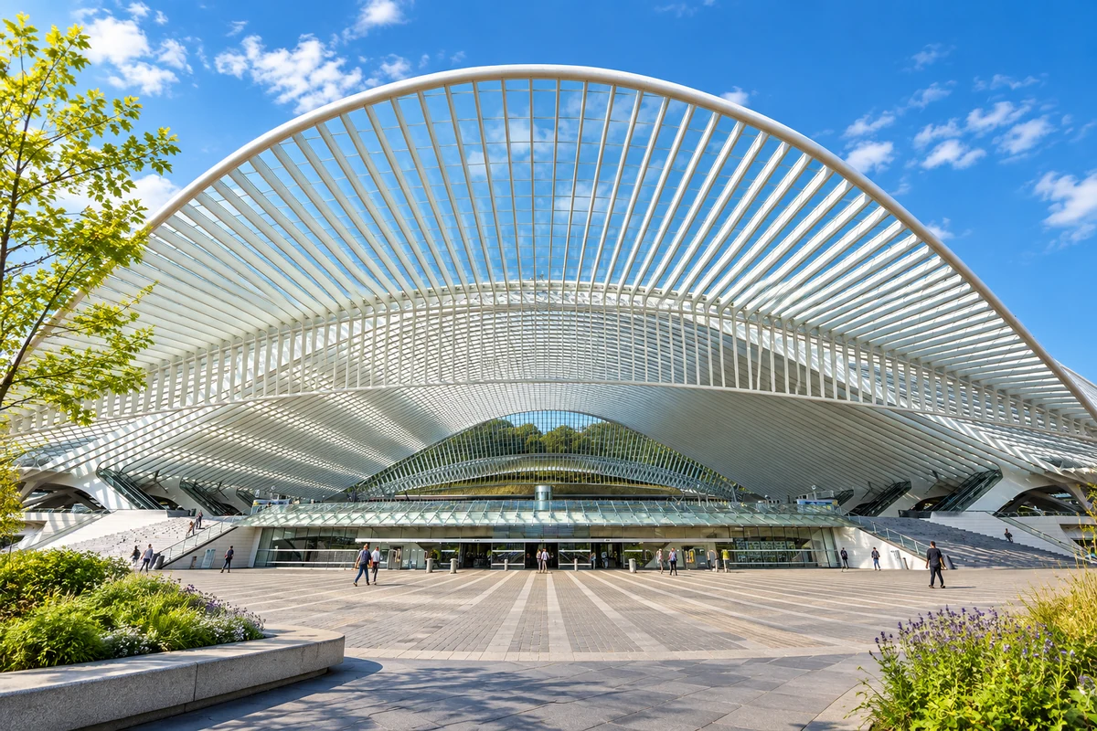 Station Liège-Guillemins in Luik.