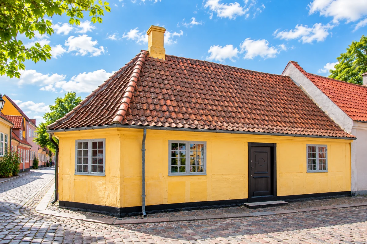 H.C. Andersens geboortehuis, Hans Jensens Stræde in Odense.