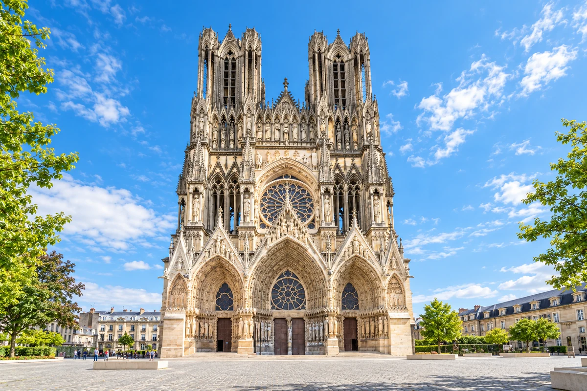 Cathédrale Notre-Dame de Reims in Reims.