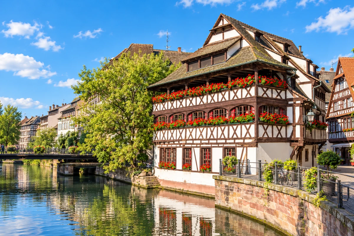 Petite France en Maison des Tanneurs in Straatsburg.